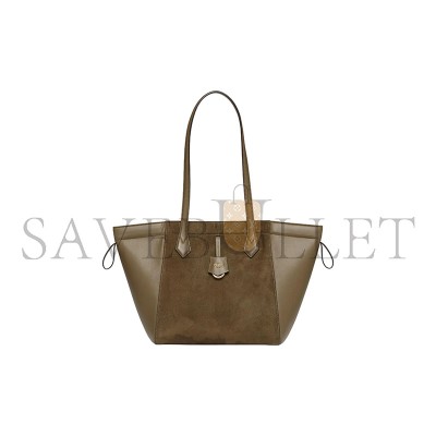 FENDI ORIGAMI MEDIUM LEATHER GREEN 8BH414AS79F1PPT (27*27*15cm)